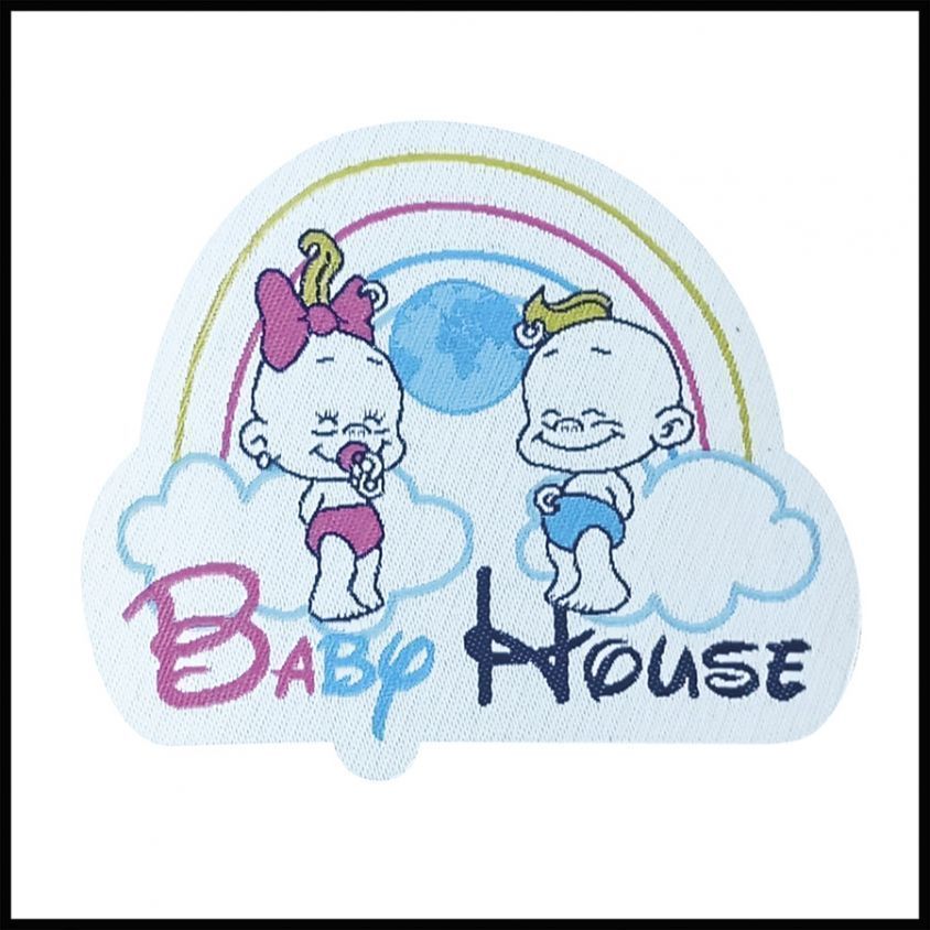 patch ricamato BABY HOUSE